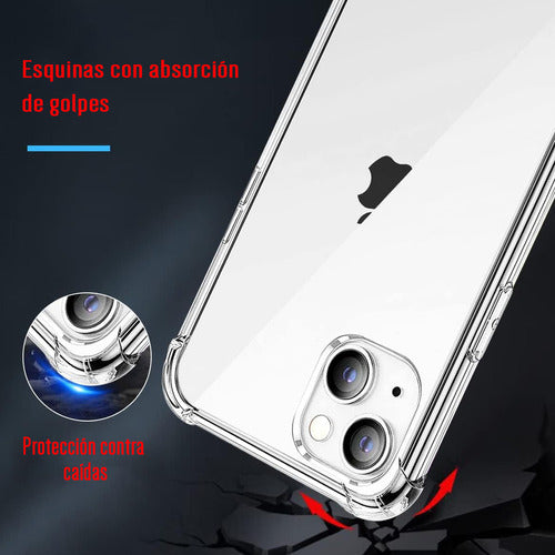 Funda Para iPhone 15 Plus Hard Shell Calidad Premium Esquinas Reforzada Transparente
