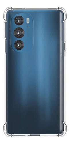 Funda Para Moto Edge 30 Pro Hard Shell Esquinas Reforzadas Transparente