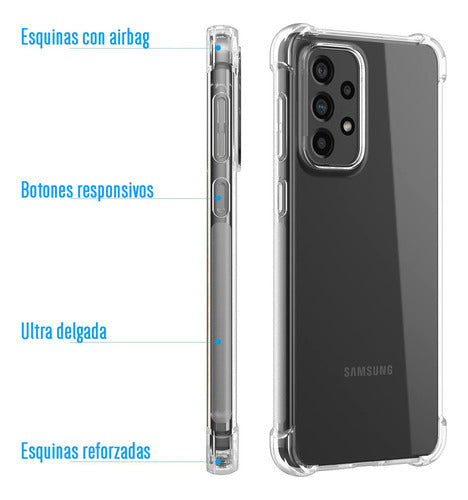 Funda Para Galaxy A33 5G Hard Shell Calidad Premium Esquina Reforzada Transparente