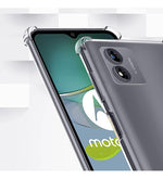 Funda Para Moto E13 Hard Shell Con Aribag Esquinas Reforzadas Transparente