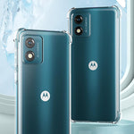 Funda Para Moto E13 Hard Shell Con Aribag Esquinas Reforzadas Transparente
