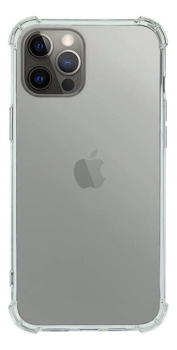Funda Para iPhone 12 Pro Max Hard Shell Semirigida Contra Caida Transparente