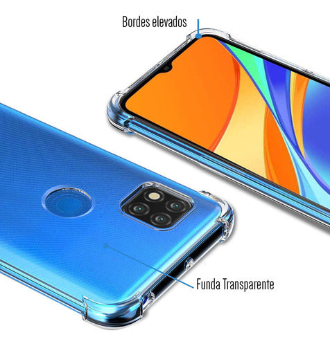 Funda Para Xiaomi Redmi 9c/ 10a De Hard Shell Premium Esquinas Reforzadas Transparente