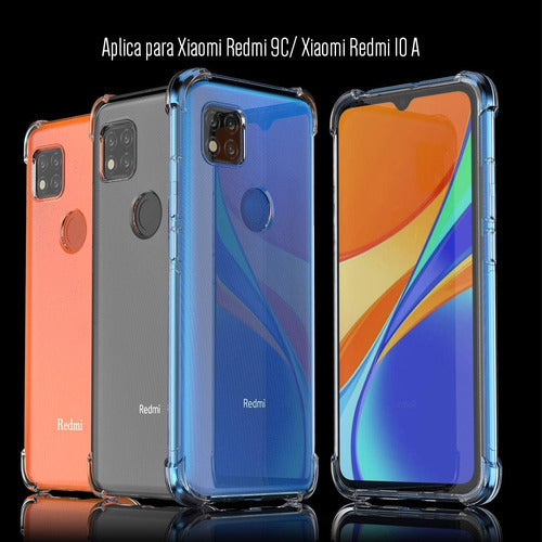 Funda Para Xiaomi Redmi 9c/ 10a De Hard Shell Premium Esquinas Reforzadas Transparente