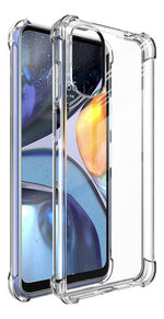 Funda Para Moto G52 Hard Shell Esquinas Reforzadas Uso Rudo Transparente