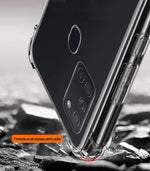 Funda Para Galaxy A21s Hard Shell Uso Rudo Esquinas Reforzadas Transparente