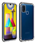Funda Para Galaxy A21s Hard Shell Uso Rudo Esquinas Reforzadas Transparente