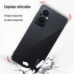 Funda Para Oppo Reno 8 Lite Hard Shell Esquinas Reforzadas Transparente
