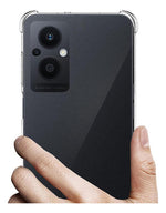 Funda Para Oppo Reno 8 Lite Hard Shell Esquinas Reforzadas Transparente