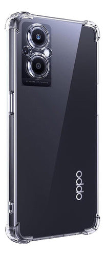Funda Para Oppo Reno 8 Lite Hard Shell Esquinas Reforzadas Transparente