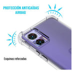 Funda Para moto Edge 30 Lite Hard Shell Esquinas Reforzadas Premium Transparente