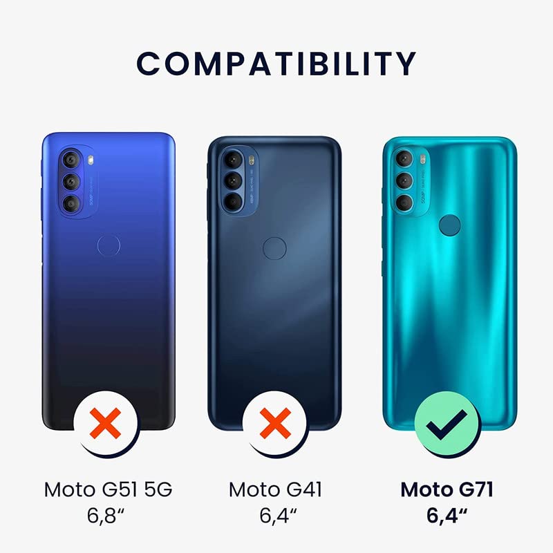 Funda Para Moto G71 Hard Shell Esquinas Reforzadas Uso Rudo Transparente