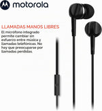 Audífonos Motorola Earbuds 105 Negro