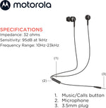Audífonos Motorola Earbuds 105 Blanco