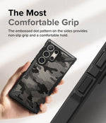 Funda Para Galaxy S24 Ultra Ringke Fusion X Antideslizante Rígido Antichoque Camo