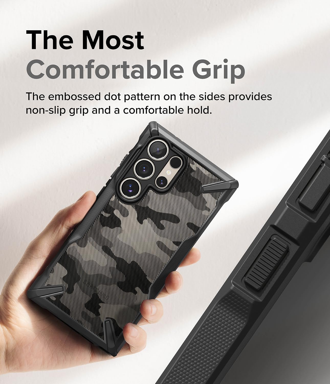 Funda Para Galaxy S24 Ultra Ringke Fusion X Antideslizante Rígido Antichoque Camo