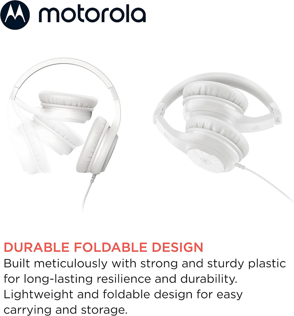 Audífonos Motorola Moto Xt120 Alámbrico 3.5mm Blanco