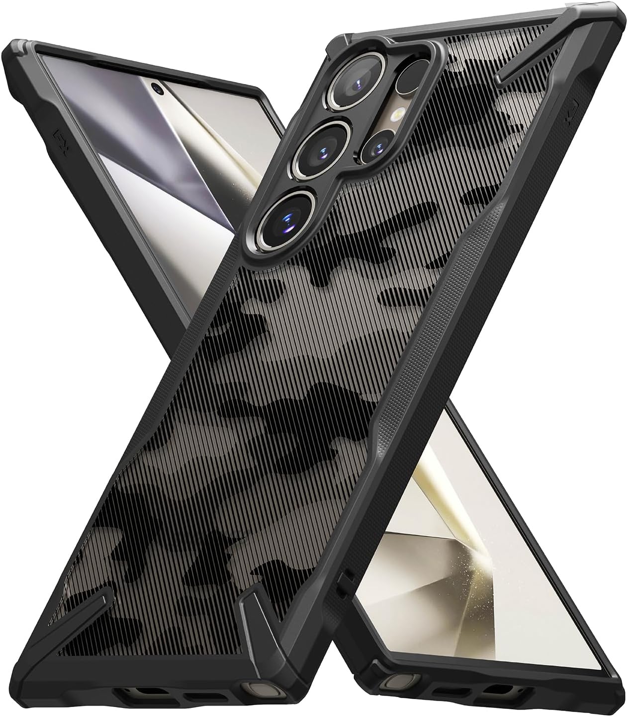 Funda Para Galaxy S24 Ultra Ringke Fusion X Antideslizante Rígido Antichoque Camo