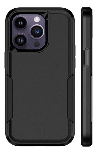 Funda Para iPhone 13 Uso Rudo Borde Reforzado Extrem Antishock Negro