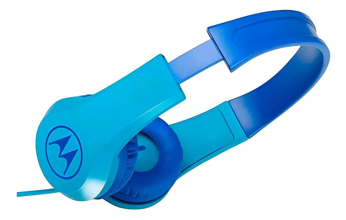 Audífonos Motorola Moto Jr 200 Para Niños Con Micrófono Azul