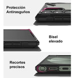 Funda Para Galaxy S23 Ultra Fusion X Antideslizante Rígido Borde Antichoque Negro