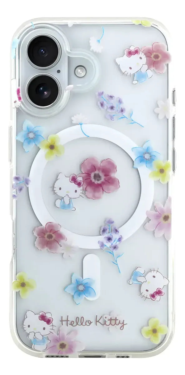 Funda Para iPhone 17 Hello Kitty Joyful Transparente