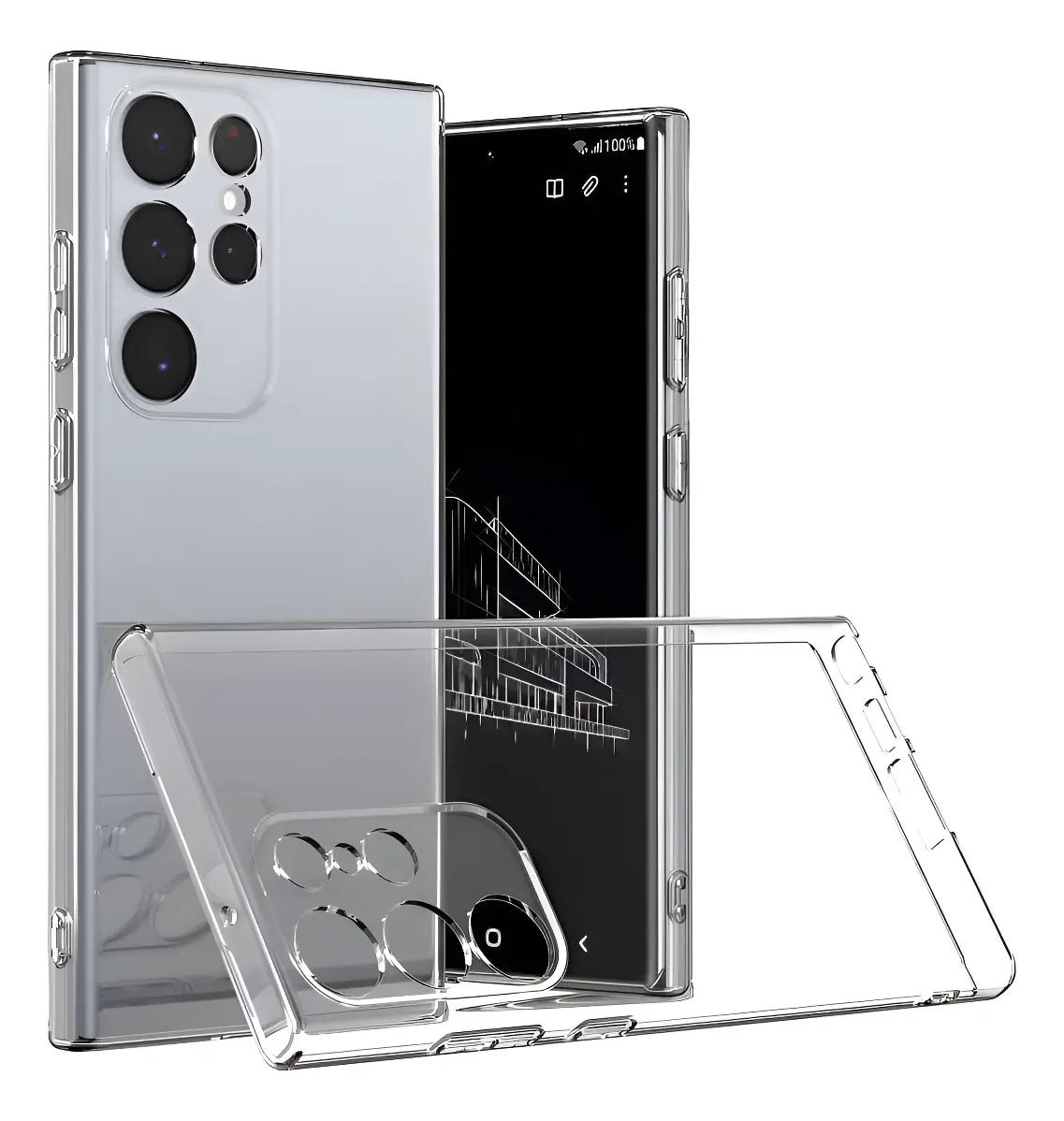 Funda Para Galaxy S25 Ultra Hybrid Clear Protector Total