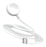 Cargador Para Apple Watch Magnético Cable Usb C Carga Iwatch Color Blanco