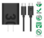 Cargador Motorola 30w Con Cable USB-C