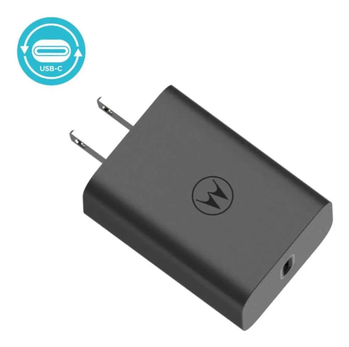 Cargador Motorola 68W Salida Tipo C con Cable