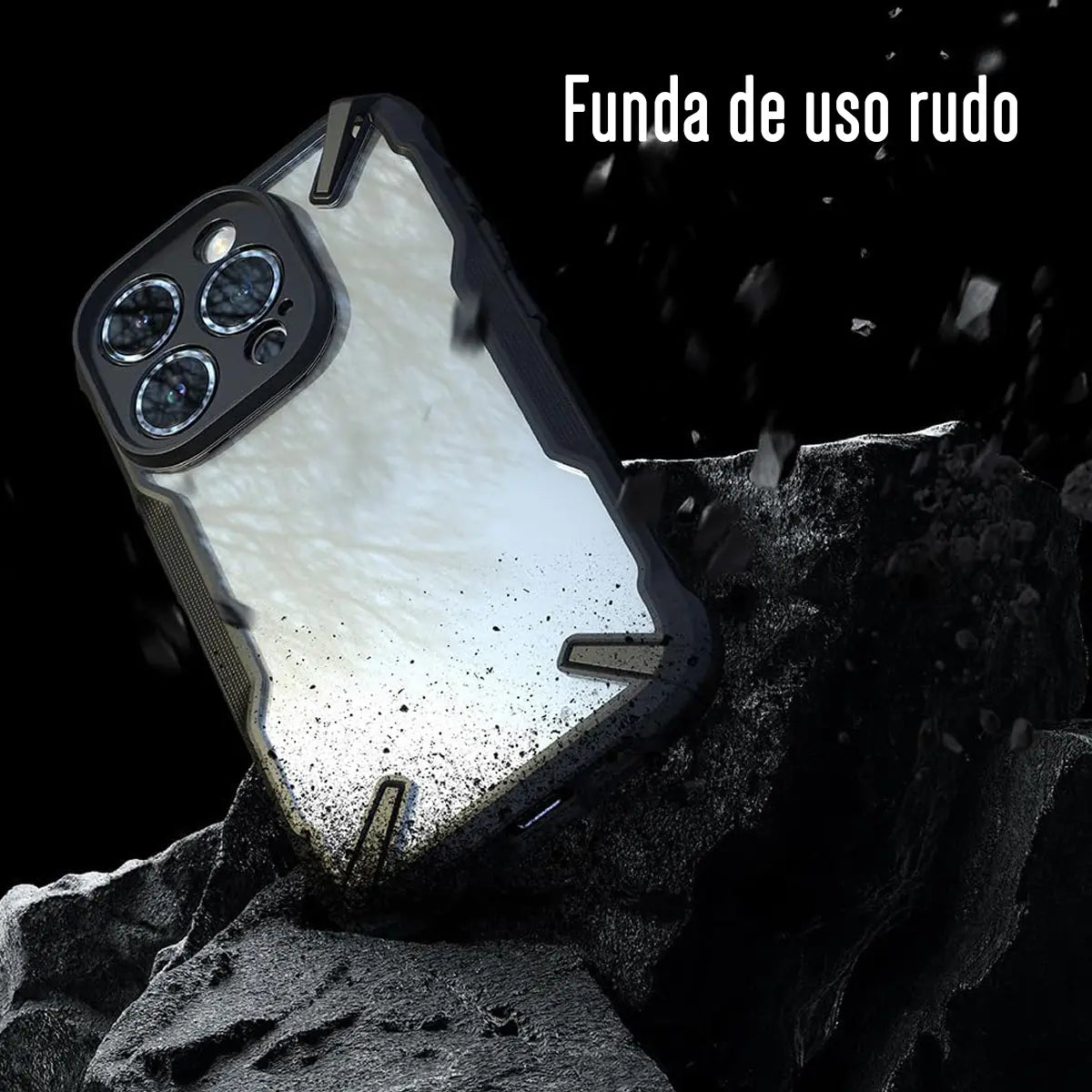 Funda Para iPhone 15 Pro Max Ringke Fusion X Antideslizante Rígido Antichoque Negro