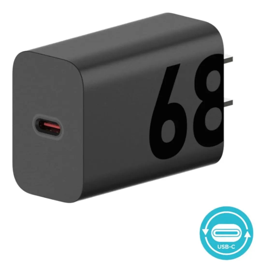Cargador Motorola 68W Salida Tipo C con Cable