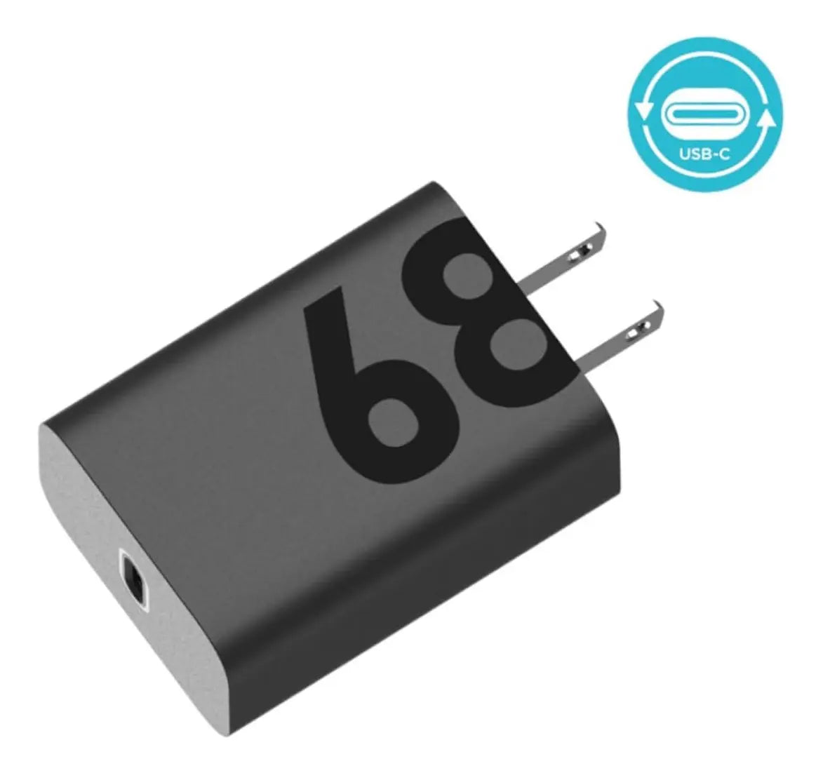 Cargador Motorola 68W Salida Tipo C con Cable