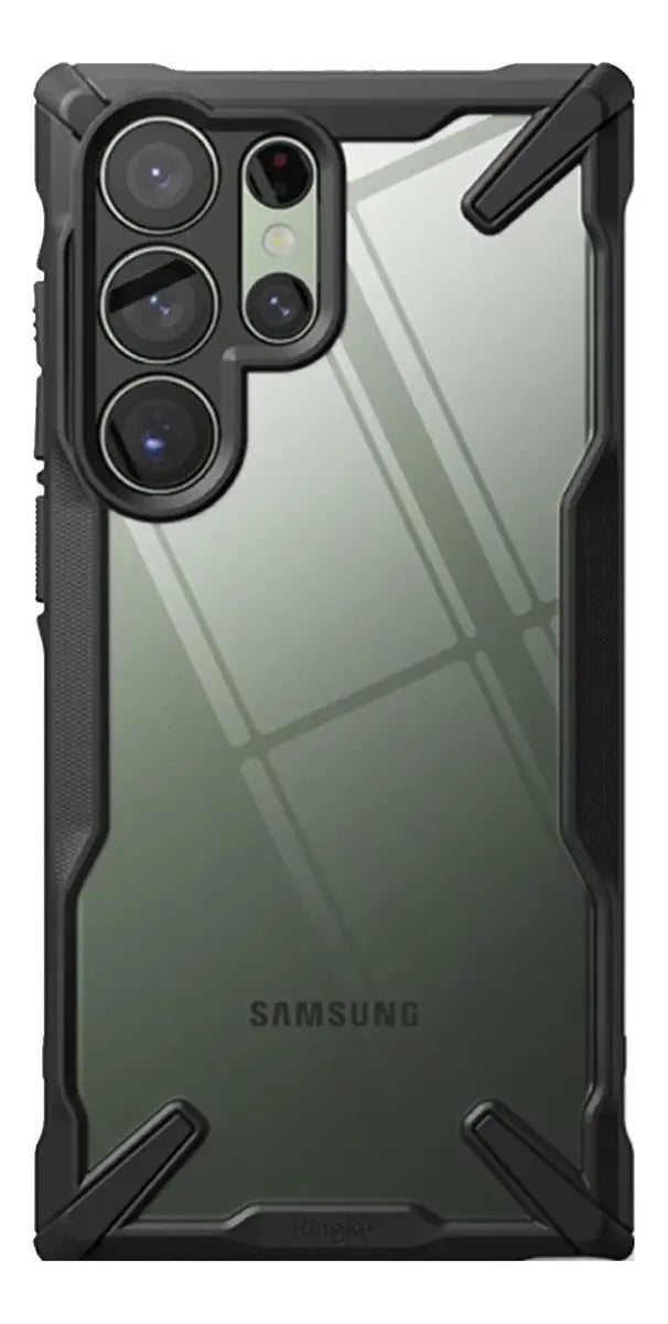 Funda Para Galaxy S23 Ultra Fusion X Antideslizante Rígido Borde Antichoque Negro