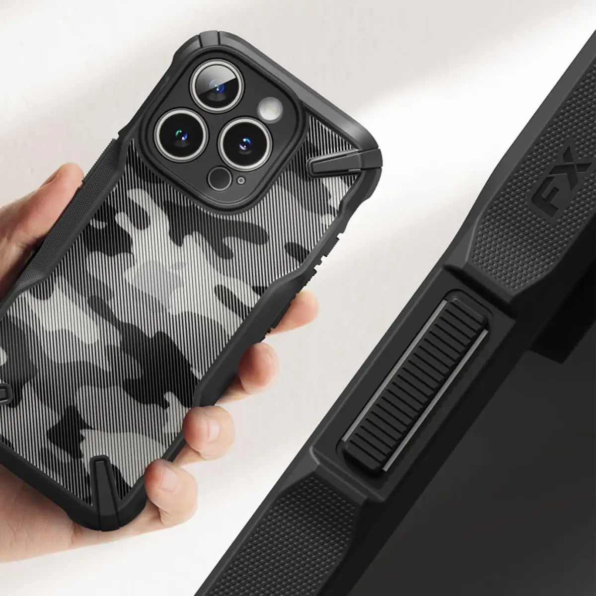 Funda Para iPhone 16 Pro Max Ringke Fusion X  Protección Antichoque Camo
