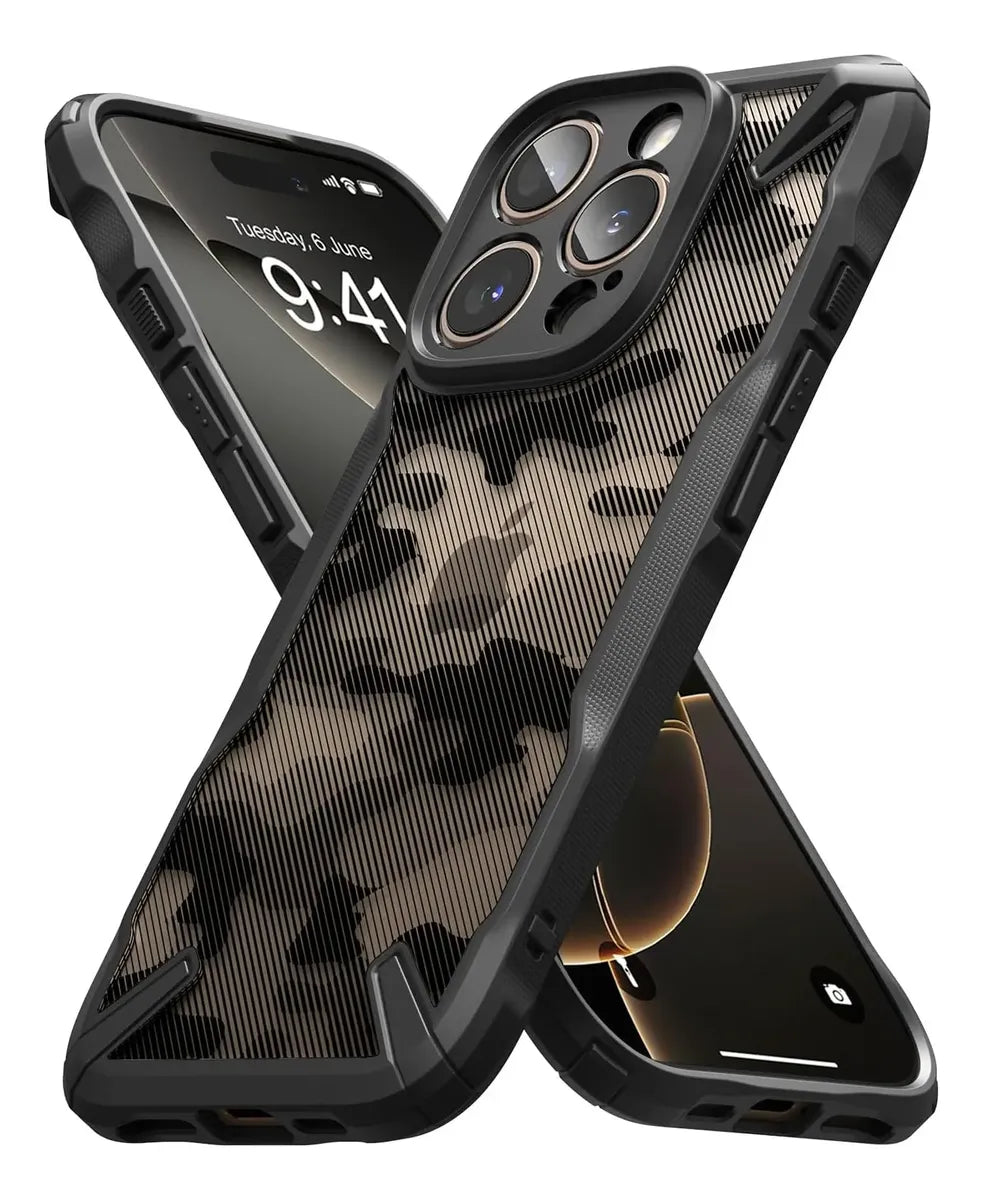 Funda Para iPhone 16 Pro Ringke Fusion X Protección Antichoque Camo