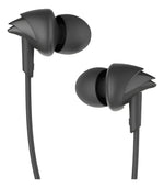 Audífonos Boat Bassheads 100 3.5mm Alámbricos Con Micrófono Negro