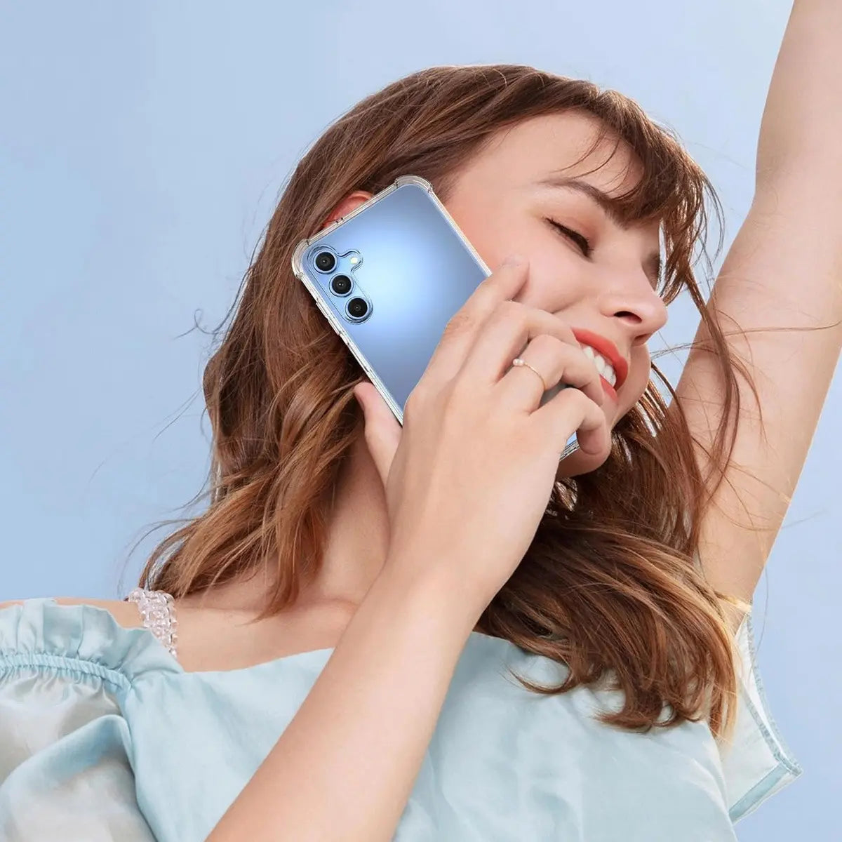 Funda Para Galaxy A15 Hard Shell Transparente