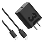 Cargador Motorola 30w Con Cable USB-C