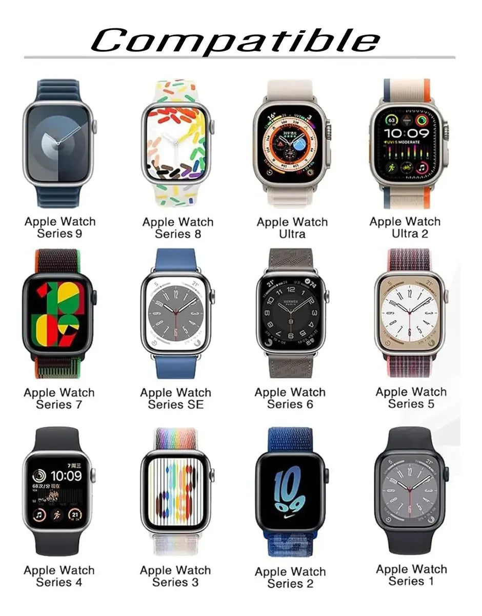 Cargador Para Apple Watch Magnético Cable Usb C Carga Iwatch Color Blanco