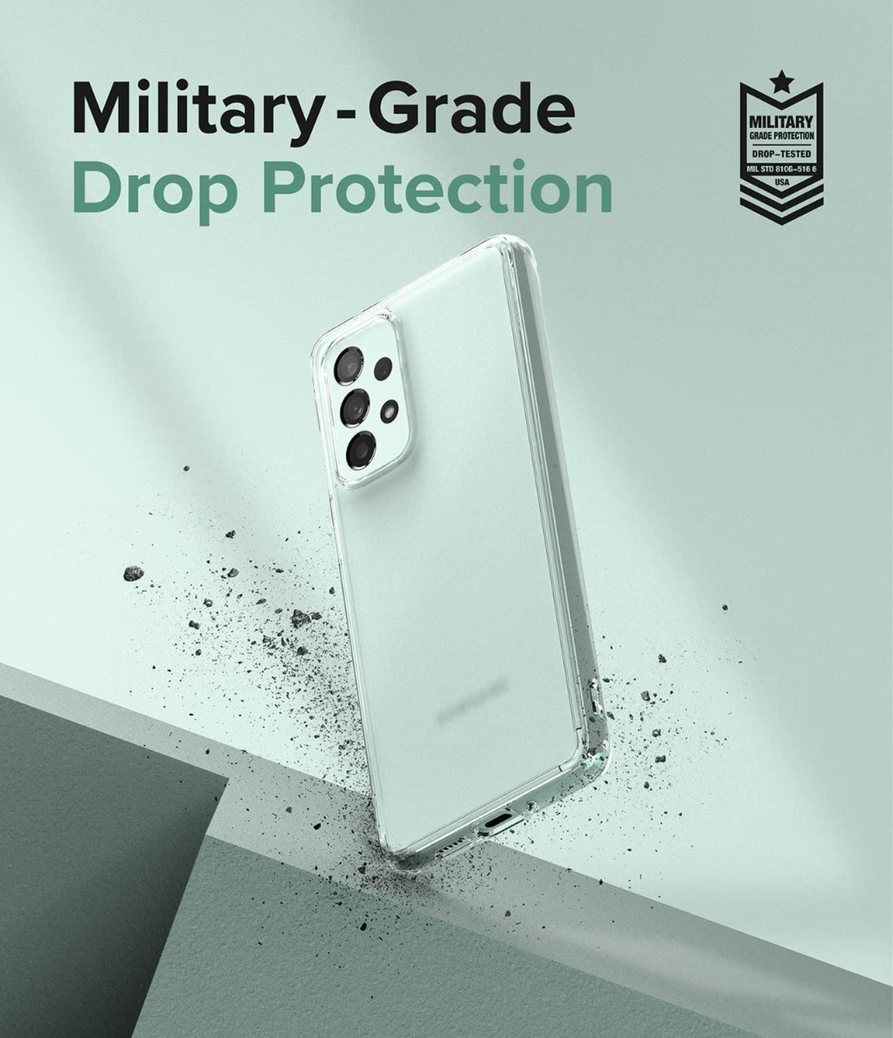 Funda A73 5g Galaxy Ringke Fusion Matte Anti Huellas Ligera
