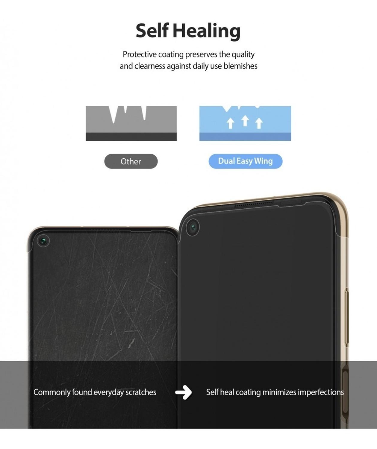 Mica Para P40 Lite Huawei Plástica Dual Easy Wing Ringke