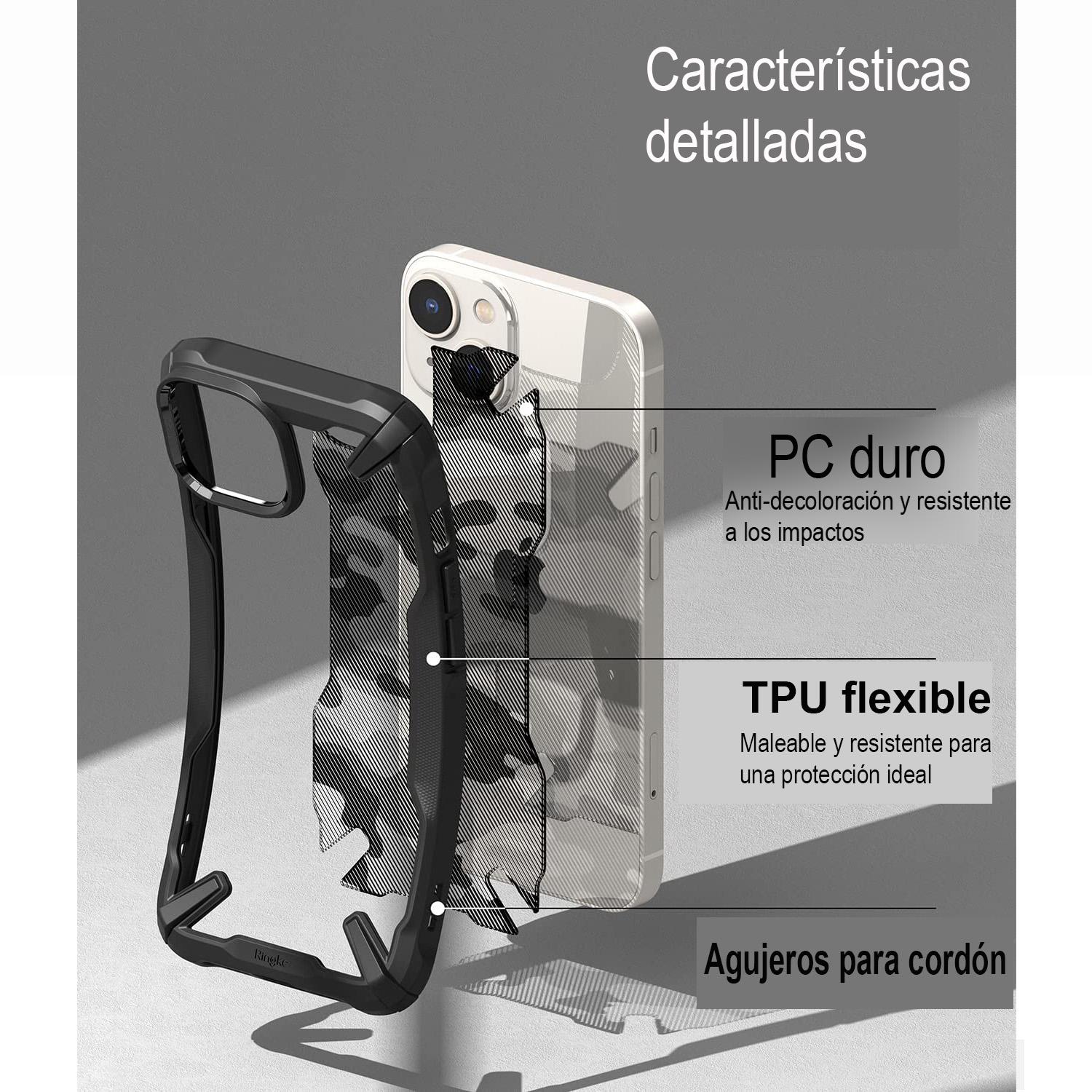 Funda Para iPhone 14 Ringke Fusion X Resistente TPU Premium