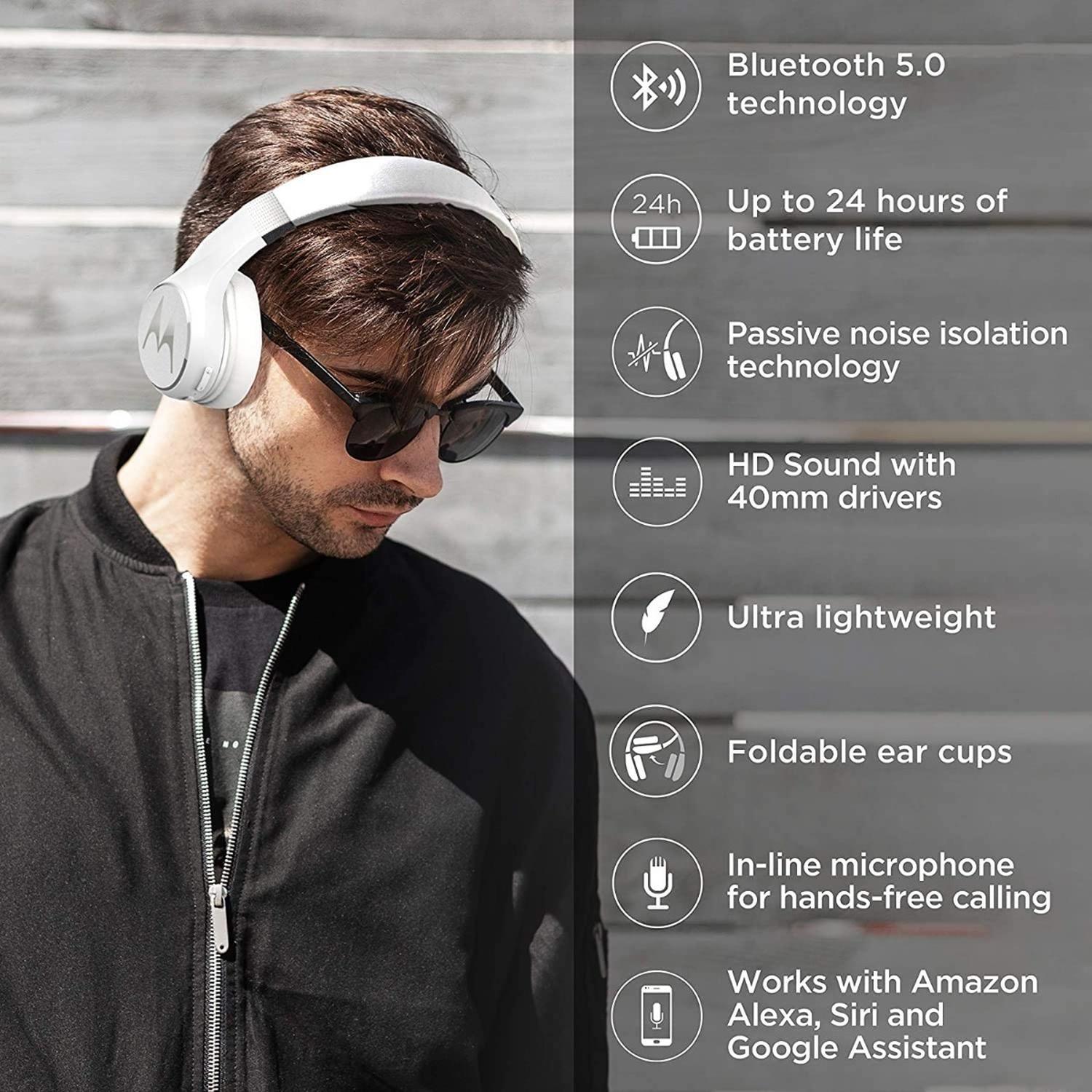 Audífonos Motorola Escape 220 Inalámbricos Bluetooth 5.0