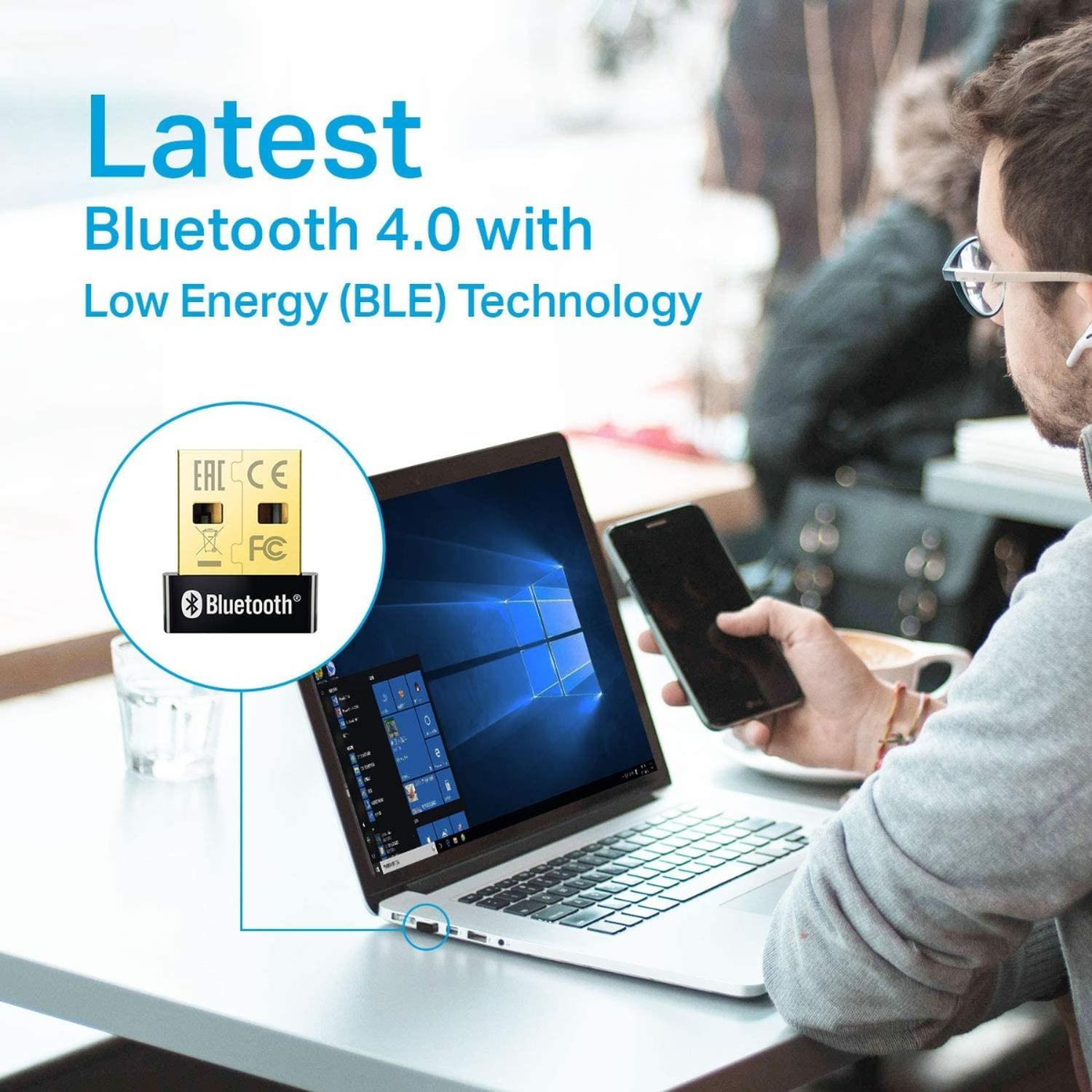 Adaptador Nano Bluetooth Tp-link Ub400 4.0 Usb 2.0 Ligero