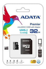 Memoria 32gb Micro Sd Adata Uhs Class10 + Adaptador Sd Orig