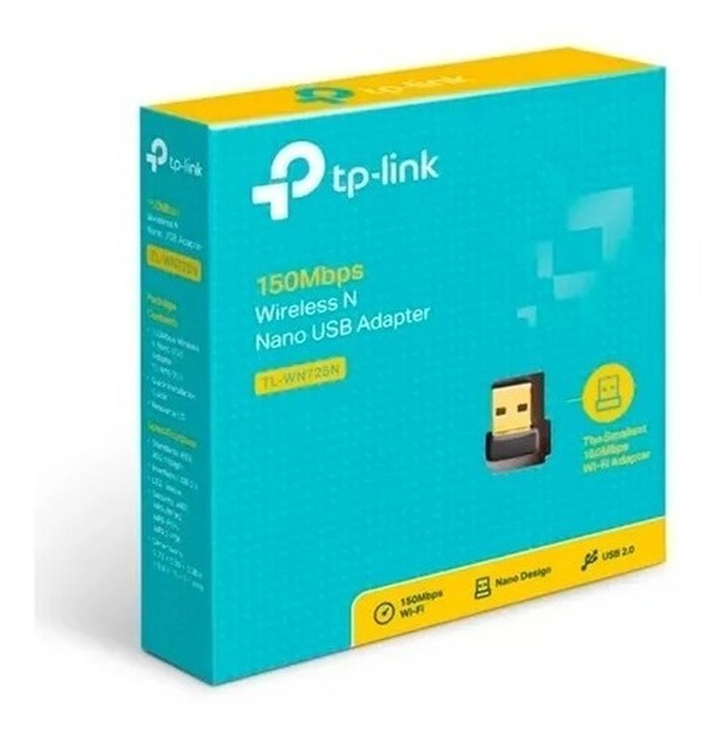 Adaptador De Wifi Usb2.0 Nano N Tp-link 150mbps Para Pc Lap