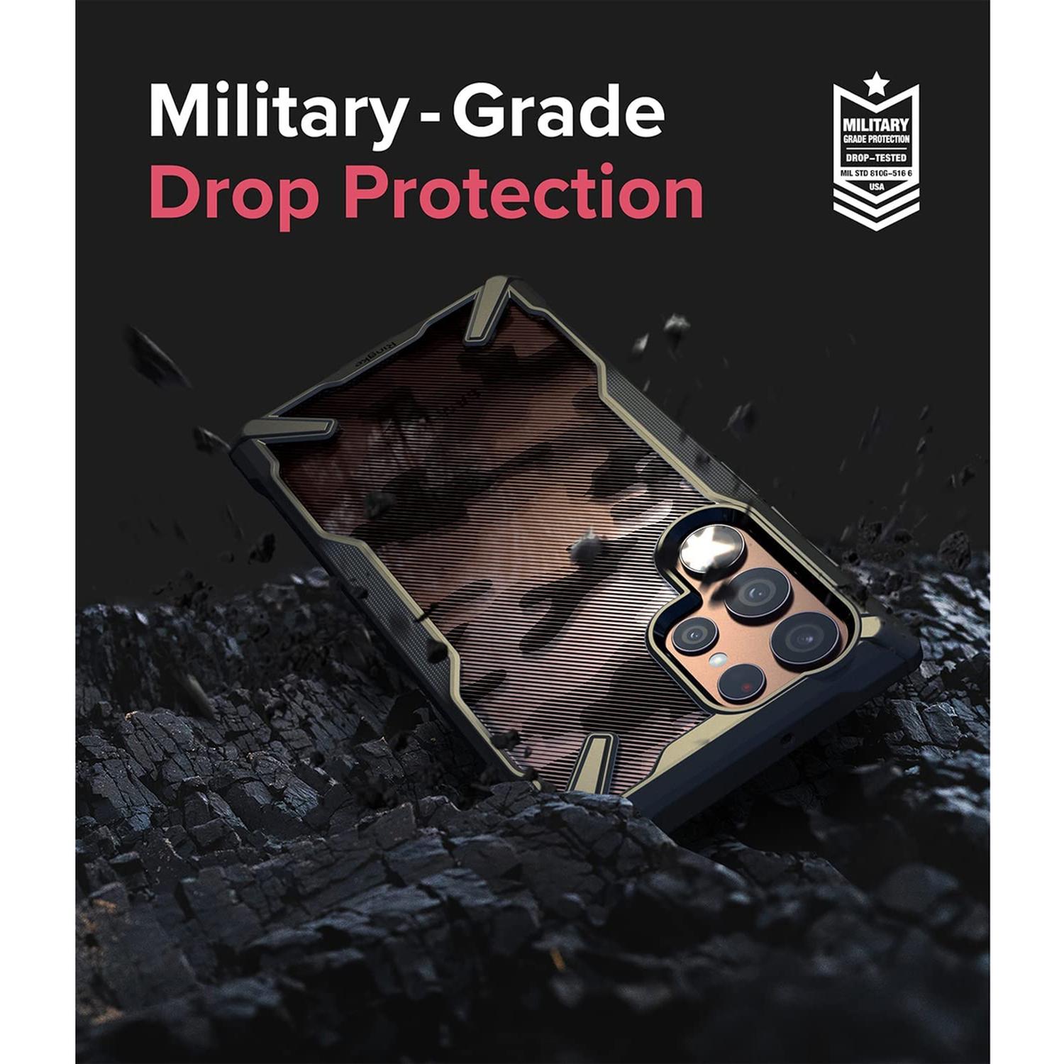 Funda Para Galaxy S22 Ultra Fusion X Ringke Grado Militar TPU