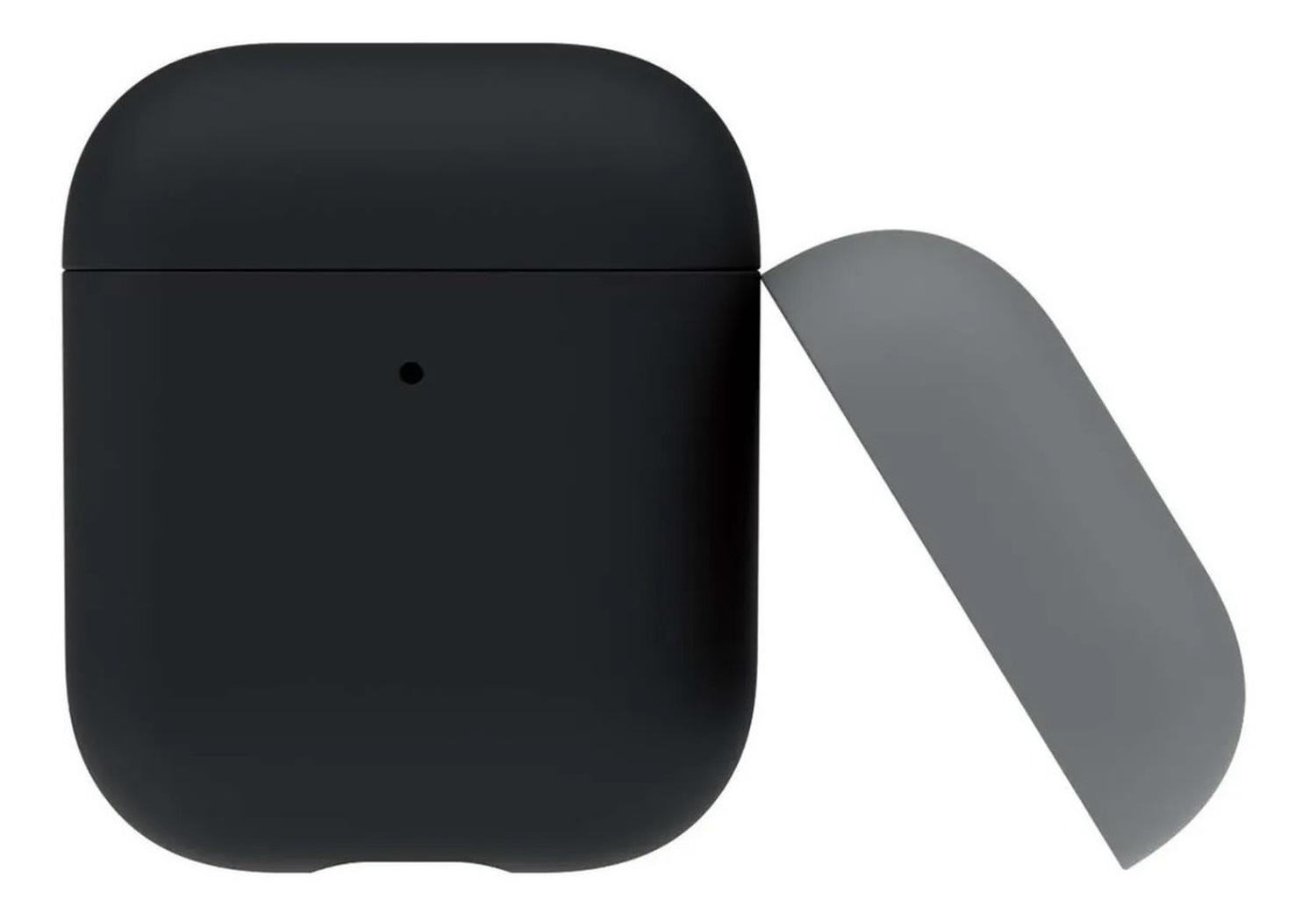 Funda Para AirPods Silicon Dual Cap Tapa Intercambiable