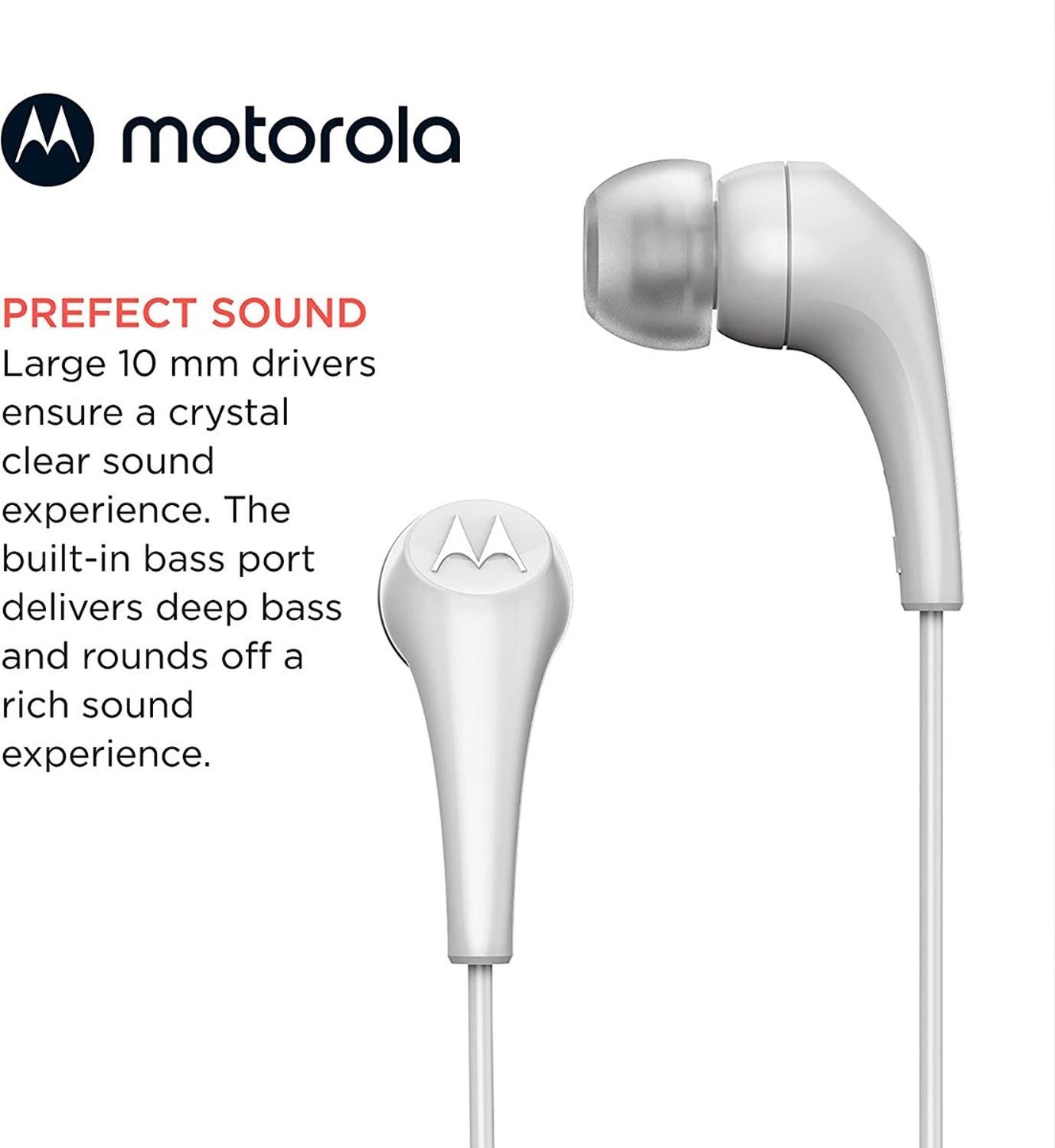 Audífonos Motorola Earbuds 2-s 2022 Manos Libres Jack 3.5